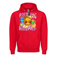 Red popsicle hustler Zipper Hoodie - NancyCooperArtShop