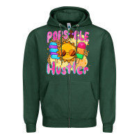 Sports Green popsicle hustler Zipper Hoodie - NancyCooperArtShop