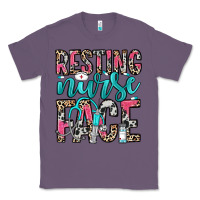 Lavender resting nurse face Classic Tee - NancyCooperArtShop