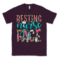 Plum resting nurse face Classic Tee - NancyCooperArtShop