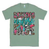 Sage resting nurse face Classic Tee - NancyCooperArtShop