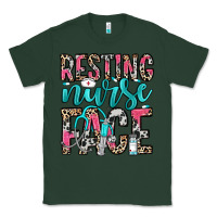 Sports Green resting nurse face Classic Tee - NancyCooperArtShop