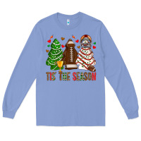 Colony Blue tis' the season american football christmas cakes bbs Long Sleeve Tee - BundleAndBundleShop