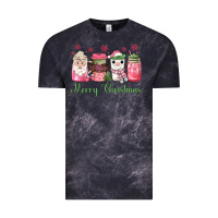 Cloud Black pink  merry christmas coffee Vintage Tee - JahusDesignShop