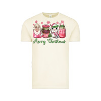 Vintage Arctic pink  merry christmas coffee Vintage Tee - JahusDesignShop