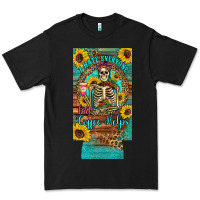 Black i hate everyone but coffee helps western skeleton coffee sunflowers 12 Premium Tee - Artiststas
