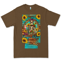 Cacao i hate everyone but coffee helps western skeleton coffee sunflowers 12 Premium Tee - Artiststas