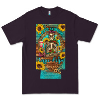 Plum i hate everyone but coffee helps western skeleton coffee sunflowers 12 Premium Tee - Artiststas