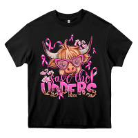 Black save the udders Heavy Core Tee - AdoDesignShop