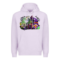 Lilac halloween gnome Premium Hoodie - CowGirlArtShop