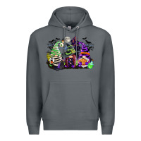 Rock halloween gnome Premium Hoodie - CowGirlArtShop