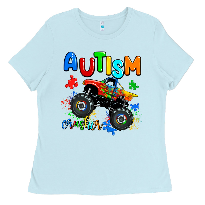 Autism Crusher Ladies Tee by AdoDesignShop | Teevron