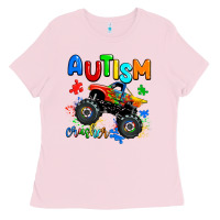 Bubblegum Pink autism crusher Ladies Tee - AdoDesignShop