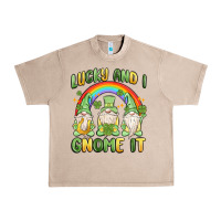 French Oak lucky and i gnome it Urban Heavy Tee - MaliasSmallBusiness