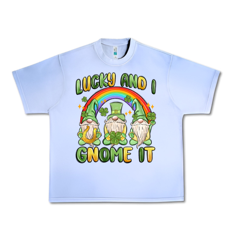 Lucky And I Gnome It Urban Heavy Tee by MaliasSmallBusiness | Teevron