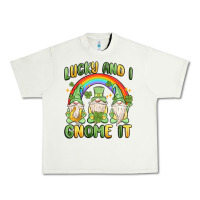 Pistachio lucky and i gnome it Urban Heavy Tee - MaliasSmallBusiness