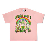 Salmon lucky and i gnome it Urban Heavy Tee - MaliasSmallBusiness