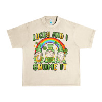 Sandshell lucky and i gnome it Urban Heavy Tee - MaliasSmallBusiness