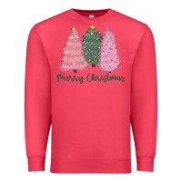 Cardinal merry christmas trees Premium Sweatshirt - CowGirlArtShop
