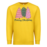 Lemon merry christmas trees Premium Sweatshirt - CowGirlArtShop