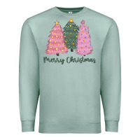 Seafoam merry christmas trees Premium Sweatshirt - CowGirlArtShop
