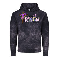 Cloud Black easter he is risen matthew 28 6 Vintage Hoodie - Jasminsmagicworld