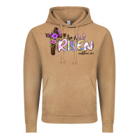 Vintage Camel easter he is risen matthew 28 6 Vintage Hoodie - Jasminsmagicworld