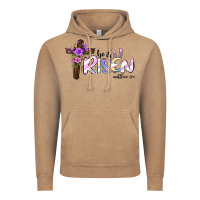 Vintage Coffee easter he is risen matthew 28 6 Vintage Hoodie - Jasminsmagicworld