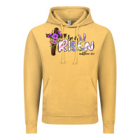 Easter He Is Risen Matthew 28 6 Vintage Hoodie | Teevron