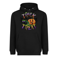 Black trick or treat Heavyweight Hoodie - CowGirlArtShop