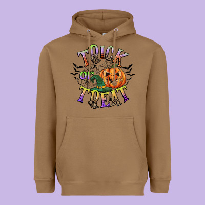 Trick Or Treat Heavyweight Hoodie Designed By Cowgirlartshop