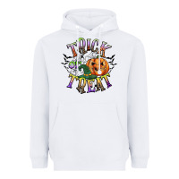 White trick or treat Heavyweight Hoodie - CowGirlArtShop