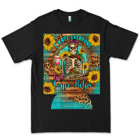 Black i hate everyone but coffee helps western skeleton coffee sunflowers 12 Premium Tee - Artiststas