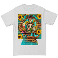 Dove Grey i hate everyone but coffee helps western skeleton coffee sunflowers 12 Premium Tee - Artiststas