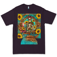 Plum i hate everyone but coffee helps western skeleton coffee sunflowers 12 Premium Tee - Artiststas