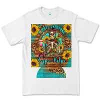 White i hate everyone but coffee helps western skeleton coffee sunflowers 12 Premium Tee - Artiststas