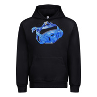 Black Chin Guard Fa Element 1 Urban Hoodie - FaDigitalArtStudio