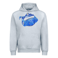 Heather Grey Chin Guard Fa Element 1 Urban Hoodie - FaDigitalArtStudio