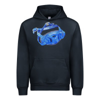 Navy Chin Guard Fa Element 1 Urban Hoodie - FaDigitalArtStudio