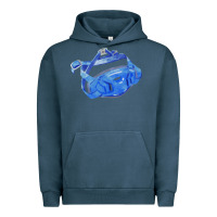 Pigment Midnight Navy Chin Guard Fa Element 1 Urban Hoodie - FaDigitalArtStudio