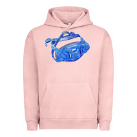 Pigment Salmon Chin Guard Fa Element 1 Urban Hoodie - FaDigitalArtStudio