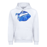 White Chin Guard Fa Element 1 Urban Hoodie - FaDigitalArtStudio