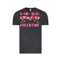Vintage Black sorry girls mommy is my valentine Vintage Tee - MaliasSmallBusiness