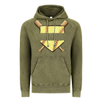 Vintage Olive custom baseball Vintage Hoodie - MaliasSmallBusiness