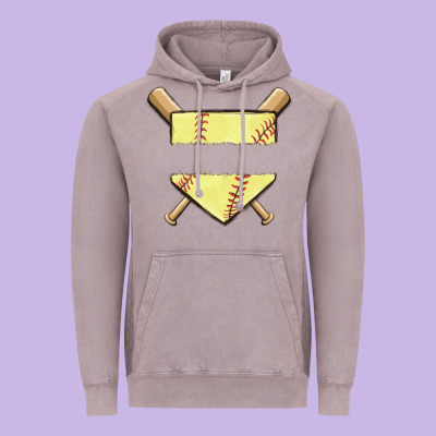 Custom Baseball Vintage Hoodie Designed By Maliassmallbusiness