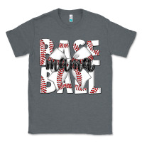 Charcoal Heather baseball mama Classic Tee - CowhideDigitalArt