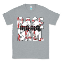 Heather Grey baseball mama Classic Tee - CowhideDigitalArt
