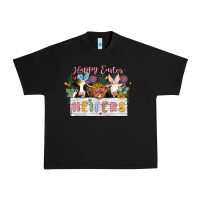 Black happy easter heifers Urban Heavy Tee - MaliasSmallBusiness
