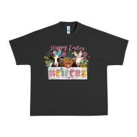 Pigment Black happy easter heifers Urban Heavy Tee - MaliasSmallBusiness