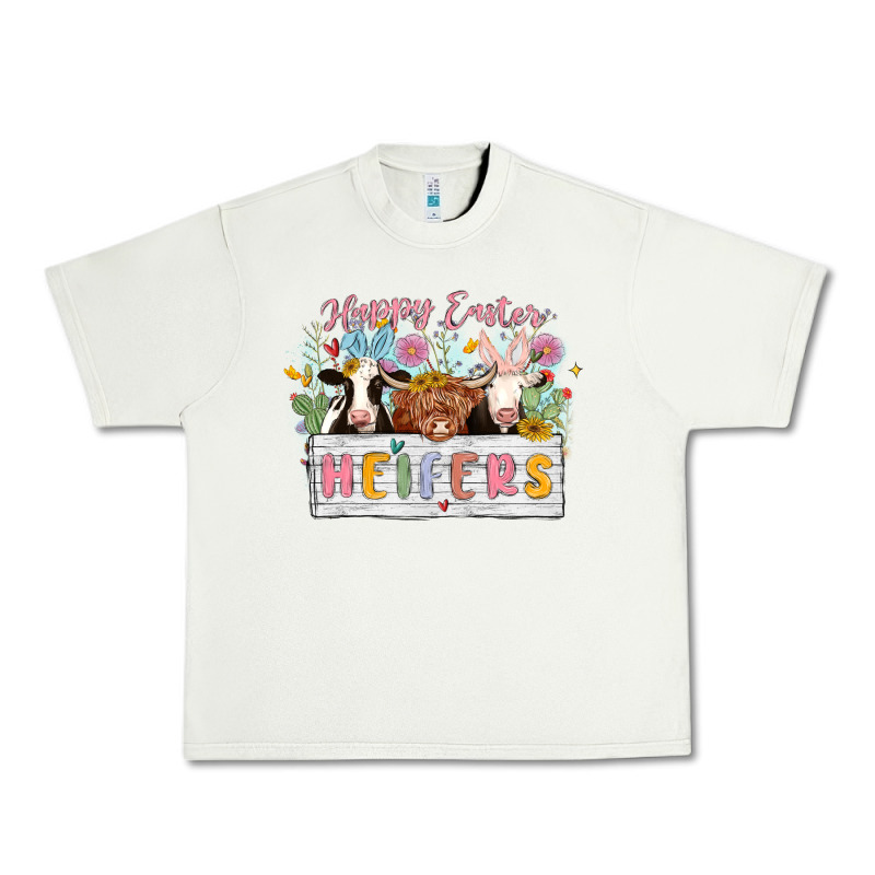 Happy Easter Heifers Urban Heavy Tee by MaliasSmallBusiness | Teevron
